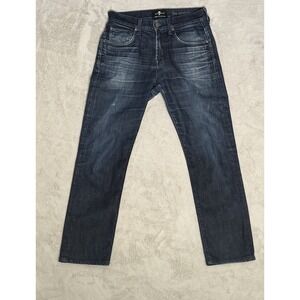 Seven 7 For All Mankind 29x 28 Luxe Performance Blue Jeans The Straight Mens